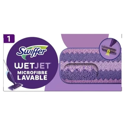 Imagen de Swiffer WetJet Toallitas lavables de microfibra para todo tipo suelo, 1 x