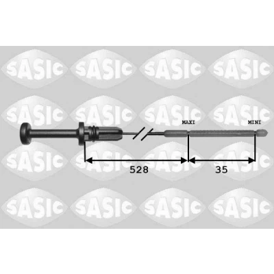 Imagen de SASIC 1940007 Varilla de Aceite negro PEUGEOT: 206 Hatchback, 307 SW, CITROËN: Xsara Picasso, Berlingo / First I