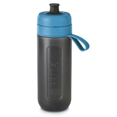 Imagen de Botella filtrante BRITA Active Azul Filtro Tecnología MicroDisc, Óptimo sabor para disfrutar en cualquier lugar, de Agua sin BPA, 0.6 litros