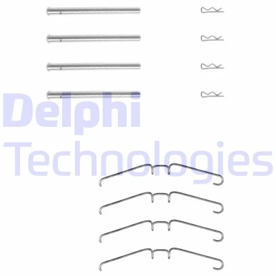 Imagen de DELPHI LX0157 Kit de accesorios, pastillas frenos JAGUAR: XJ Berlina