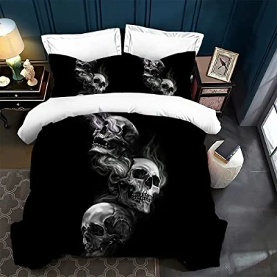 Imagen de LXTOPN Juego de ropa cama 200 x cm, funda almohada 50 75 fundas edredón microfibra con adecuada para doble (200 3)