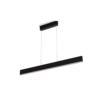 Imagen de Philips Hue Lámpara inteligente, Ensis, Colgante, LED, Luz Blanca y de Colores, Compatible con Alexa Google Home, Color Negro