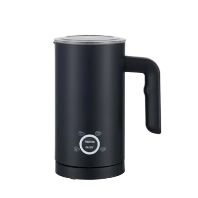 Imagen de Silver Style Espumador de leche Negro, 500 W, calentador con 4 funciones, capacidad 300 ml, apagado automático, selector retroiluminación LED, 15 recetas incluidas