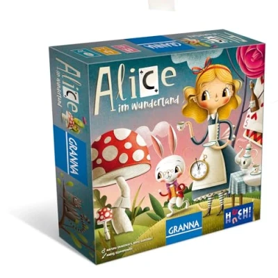 Imagen de HUCH! Alicia en el país de Las Maravillas Juego Infantil con Material mágico Juegos Cuentos Hadas Visita al Gato Sonrisa y Reina Corazones para niños a Partir 6