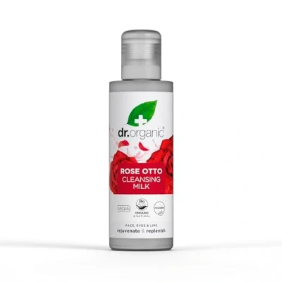 Imagen de Dr.Organic Rose Otto Organic Leche Limpiadora para rostro, 150 ml