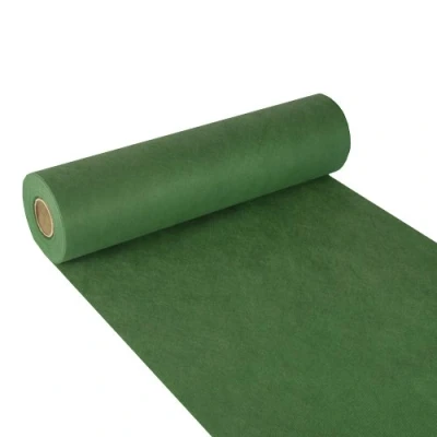Imagen de PAPSTAR Camino de Mesa, Material Aterciopelado, Verde Oscuro, 41 x 10 cm, 24