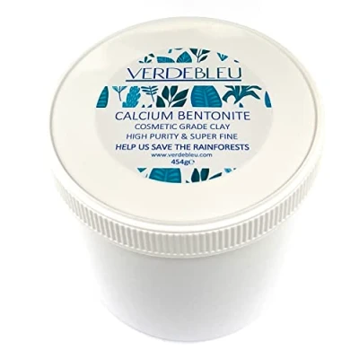 Imagen de 100% Natural ARCILLA de CALCIO BENTONITA 454g VERDEBLEU GRADO COSMÉTICO Reduce Granos, Imperfecciones. Elimina Impurezas. Donamos el 5% Ganancias para Ayudar a Salvar las Selvas Tropicales