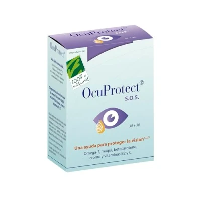 Imagen de Cien Por Natural OCUPROTECT 30perlas + 30cap.veg 100 gr