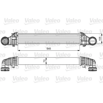 Imagen de VALEO 818606 Intercooler sin válvula EGR MERCEDES BENZ: Clase E Berlina
