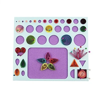 Imagen de YURROAD Herramientas Quilling Tablero para Papel Filigrana Plantillas Template Board with Pins