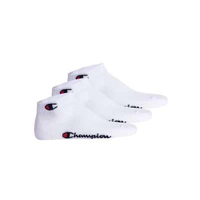 Imagen de Champion Unisex 3ER Packquarter Basic LOGO Calcetines, Talla: 35 38, Weiß