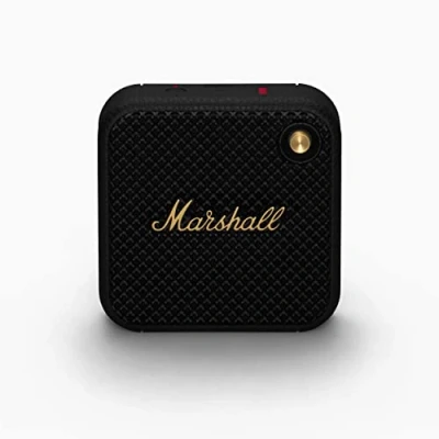 Imagen de Altavoz inalámbrico Marshall Willen, 10 W, Autonomía 15 h, Bluetooth, USB, IP67, 82 dB, Negro