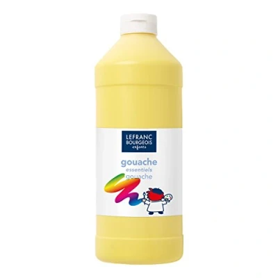 Imagen de Lefranc Bourgeois Educación Gouache para pintura, 1L, Amarillo