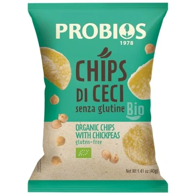 Imagen de Probios Chips con garbanzos bio embalaje 12 x 40g