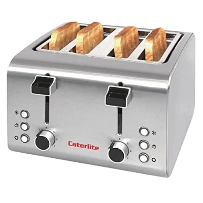 Imagen de Caterlite Diseño innovador de tostadora acero inoxidable 4 ranuras con nuevas características