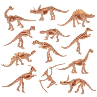 Imagen de THE TWIDDLERS 48 Piezas Esqueletos Fósiles de Dinosaurios Huesos Dinosaurio Figuras Educativo y Diversión