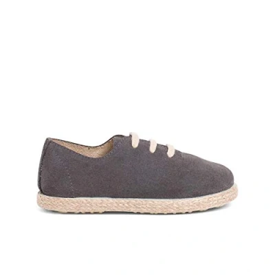 Imagen de Pisamonas Zapatillas Cordones Serraje Y Yute Niños Size 21 Color Gris