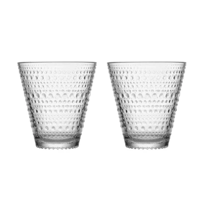 Imagen de Iittala Glass Kastehelmi Clear 300 ml 2 Pieces