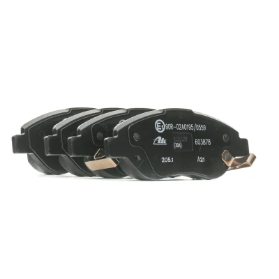 Imagen de ATE 13.0460 3878.2 Juego de pastillas freno con avisador acústico desgaste tornillos pinza accesorios FIAT: Tipo Hatchback