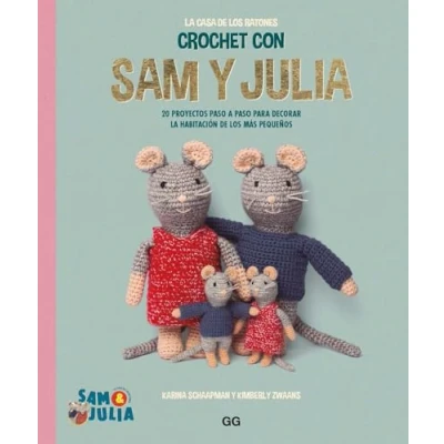 Imagen de Crochet con Sam y Julia: 20 proyectos paso a para decorar la habitación de los más pequeños