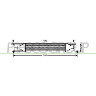 Imagen de PRASCO FT342N002 Intercooler FIAT: Grande Punto Hatchback