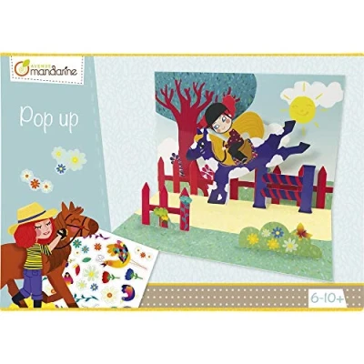 Imagen de Avenue Mandarine kc034 C una caja creativa Pop up para la producción audiovisual de 3 Sobres sobre el tema equitación