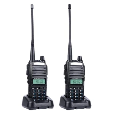 Imagen de Walkie Talkie, Recargable, L 144 146/430 440MHz, 128 Canales, Batería 1800MAh, Soporta un Alcance de hasta 8Km