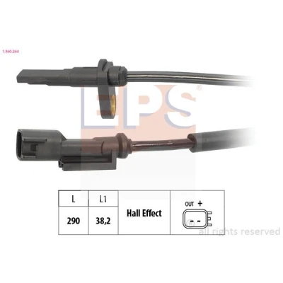 Imagen de EPS 1.960.264 Sensor de ABS 290mm FORD: Tourneo Custom V362 Bus