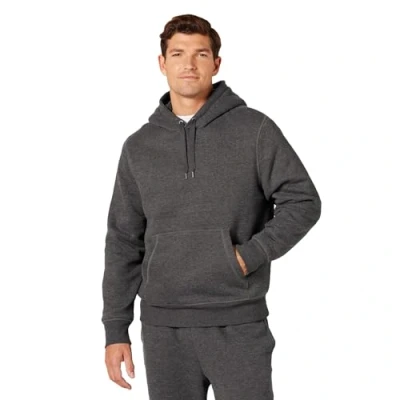 Imagen de Amazon Essentials Sudadera con Capucha y Forro Polar Hombre, Carbón Mezcla, XL