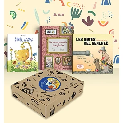 Imagen de Contes infantils en català 5 anys: Lot de 3 llibres lletra PAL per a regalar nens anys
