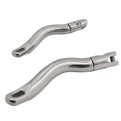 Imagen de AiQima Conector Giratorio de Ancla Barco 6 8 mm o 10 12 Cadena Largo Acero Inoxidable 316(10 12mm)