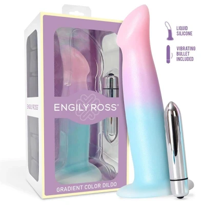 Imagen de ENGILY ROSS Dildo con Vibración Degradado 17 cm