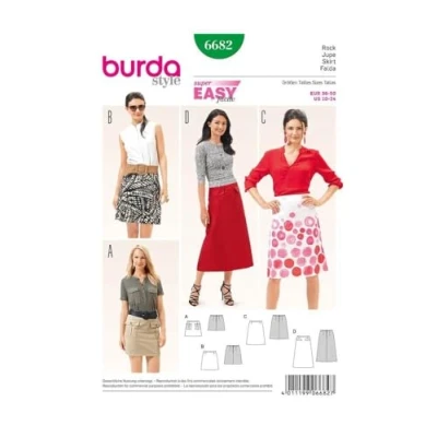 Imagen de Burda Patrón 6682 Falda