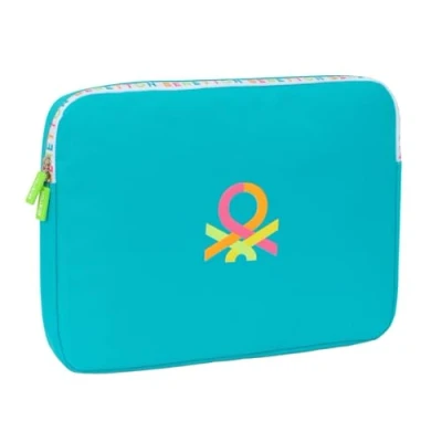 Imagen de BENETTON SUMMER Funda para Portátil 15.6&#039;&#039;, Mochila, Ideal Niños de Diferentes Edades, Cómoda y Versátil, Calidad Resistencia, 39.5x3.5x27.5 cm