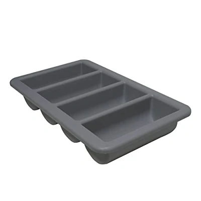 Imagen de Denox 1 Portacubiertos Horeca, hogar o profesional, color gris