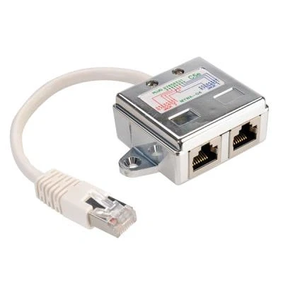 Imagen de Value T adapter Cat.5e, Shielded, Silver