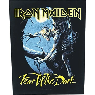Imagen de Iron Maiden Fear Of The Dark Unisex Parche multicolor 100% poliéster