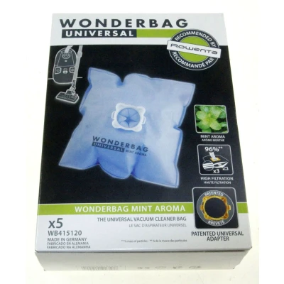 Imagen de Groupe SEB WB415120 Staubsaugerbeutel microflies aspiradora wonderbag bolsa mint aroma X5