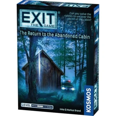 Imagen de Thames &amp; Kosmos Exit: The Return to Abandoned Cabin, Escape Room Juego de Cartas para la Noche Juegos, Juegos Mesa Adultos y niños, 1 a 4 Jugadores, Partir 12 años