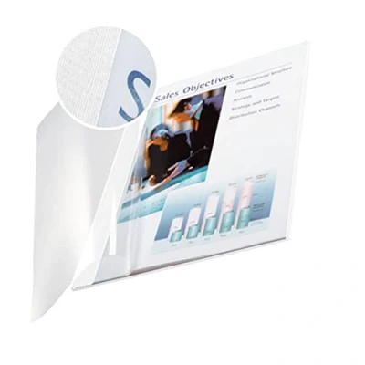 Imagen de Leitz 74150001 Tapas blandas para Impressbind (A4, 10 unidades), color negro, 71 a 105 hojas