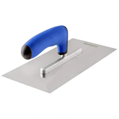 Imagen de HOGARD Paleta Llana para Acabados Estuco Acero Inoxidable con Mango Ergonómico, Made in EU, 270 x 130 mm (10.6 5.1 Inch)