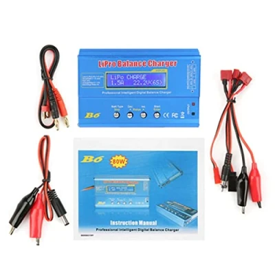 Imagen de Ftvogue B6 80W Cargador de Equilibrio Descarga LCD Digital Tarjeta Carga Paralela para BateríA Llipo Nimh RC(Without Plug)