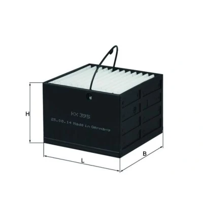 Imagen de MAHLE ORIGINAL KX 395 filtro Combustible Cartucho filtrante, Primer