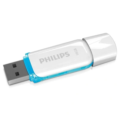 Imagen de Philips Usb 2.0 Palillo De 16Gb, Nieve Edición, Blanco, Azul