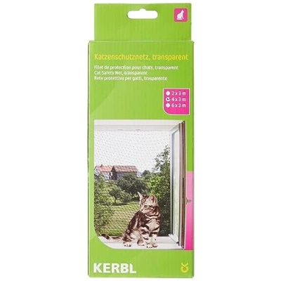 Imagen de Red de protección para gatos 4 x 3 m, transparente