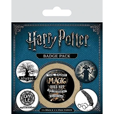 Imagen de Badge Pack RD RS461074 Insignia de símbolos Harry Potter, Multicolor, 10 x 12.5 1.3 cm