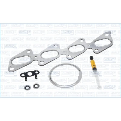 Imagen de AJUSA JTC11752 Juego de montaje, turbocompresor with studs, syringe oil con juntas instrucciones montaje OPEL: Zafira B, Astra H Caravan