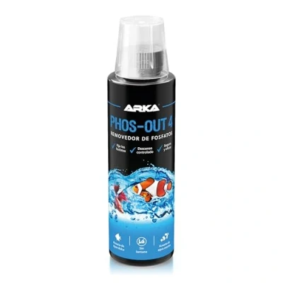 Imagen de MICROBE LIFT Phos out 4 Eliminador de fosfatos líquido para acuarios Agua Dulce y Salada, rápido Seguro,