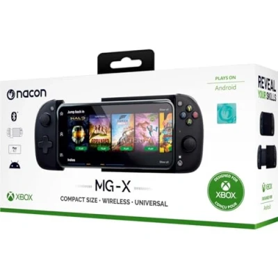 Imagen de Mando Nacon MG X, 20 h, Para Android, USB C, Bluetooth 4.2, Hasta 6.7&quot;, Negro