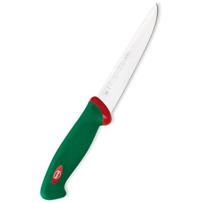 Imagen de Sanelli Línea Premana Professional,Cuchillo Deshuesador Cm.16,Acero Inoxidable,Verde y Rojo,
